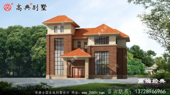 四层带露台自建房图片，这样的房子三代不过时，建么
