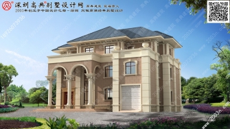 二层别墅外观效果图