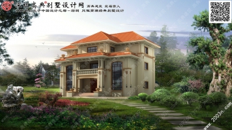 120万乡村别墅效果图