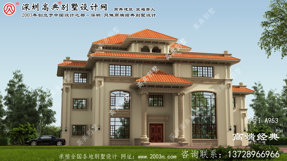 鄱阳县农村经典别墅效果图