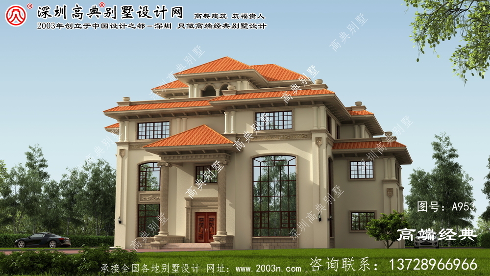 鄱阳县农村经典别墅效果图