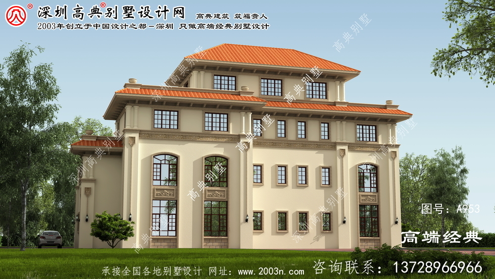 鄱阳县农村经典别墅效果图