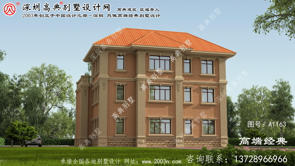 雁峰区3层别墅图纸