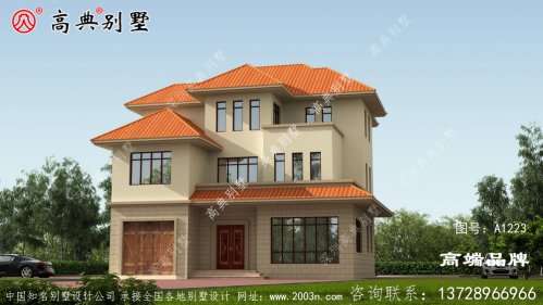 别墅顶层外观效果图街坊邻里都惊叹