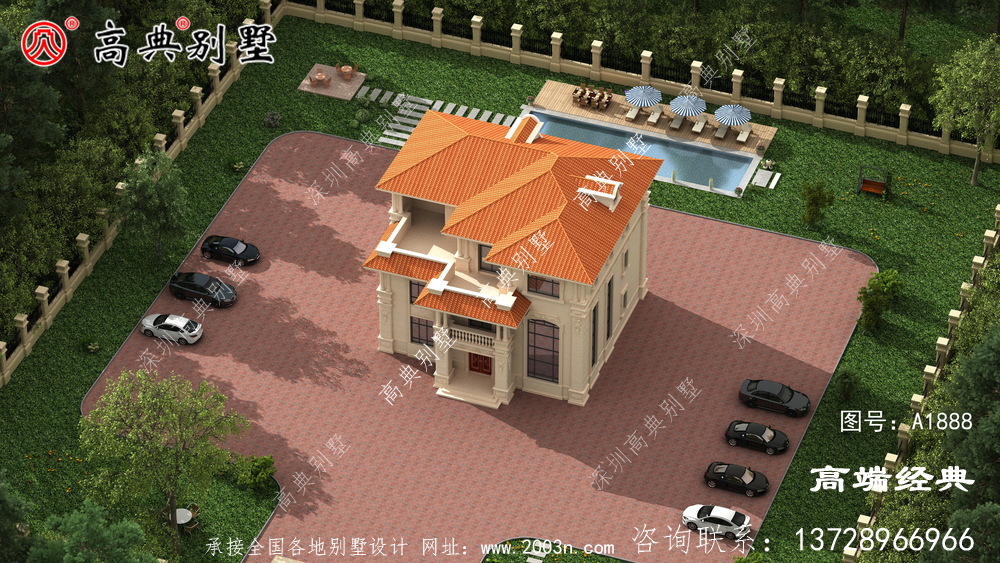 布局宽敞，功能齐全的复式三层别墅
