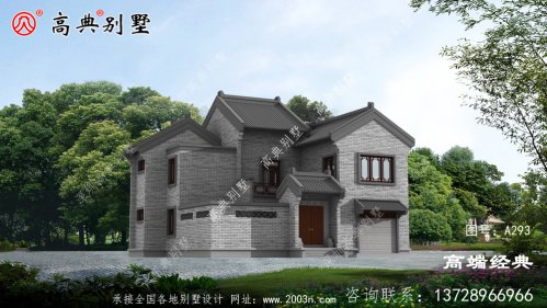 中式简约别墅采光通风，十分漂亮