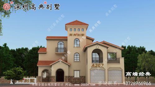 农村三层别墅，小户型够全家人居住