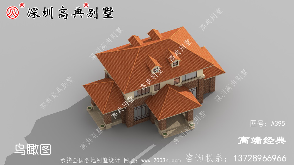 二层自建挑空别墅效果图,现代感十足,亲戚朋友看了都说好